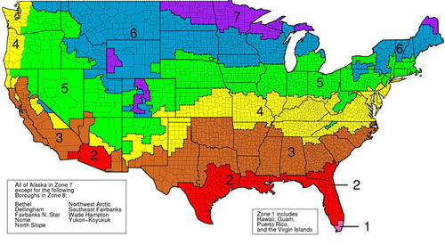 r-value insulation map based on climate in Oregon